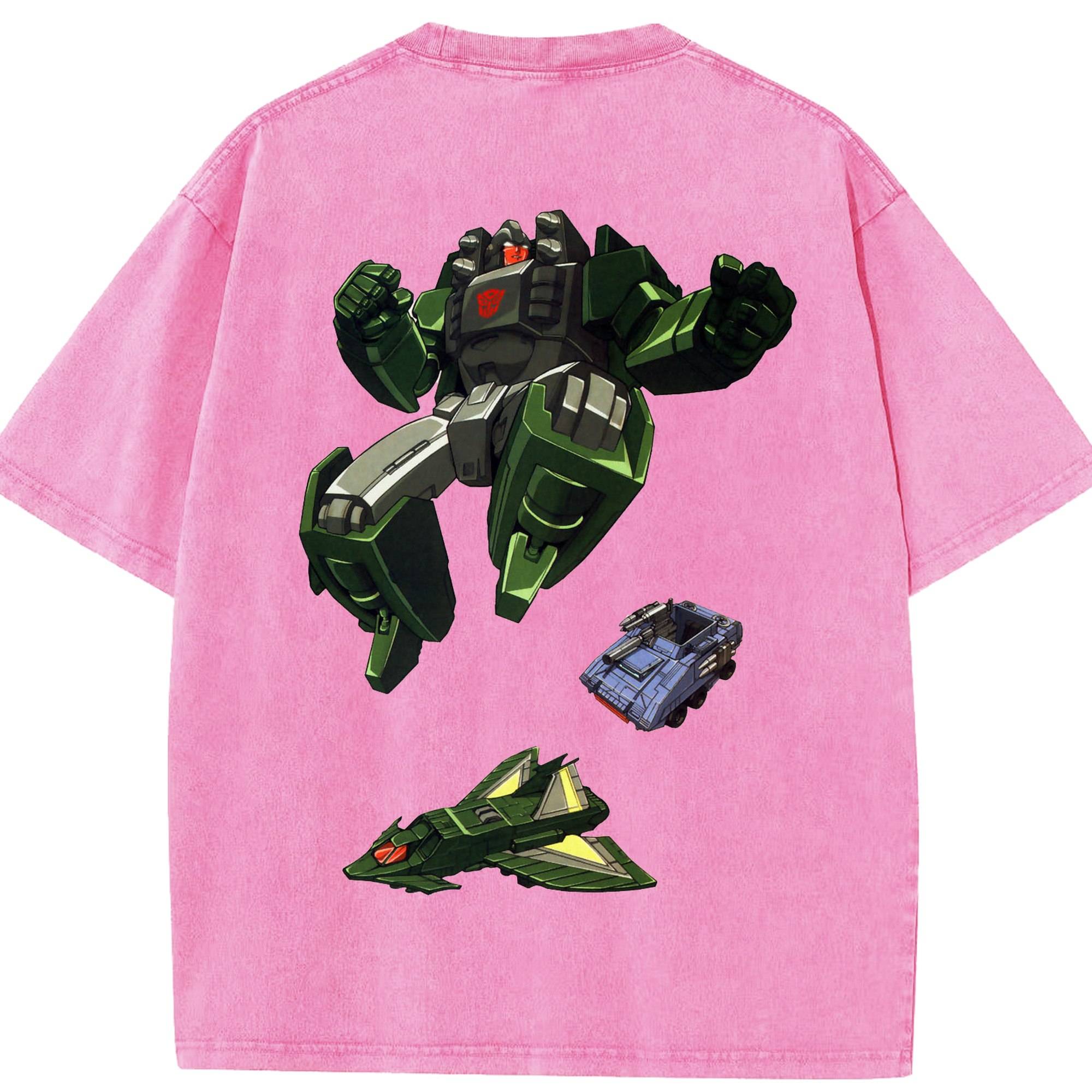 （画像用）  綿100% ヴィンテージ風 半袖Tシャツ（背面プリント）